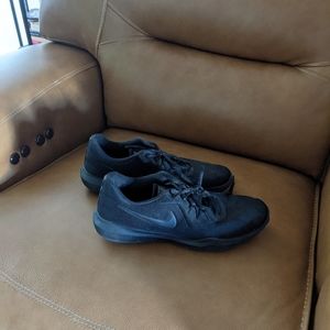 Black Nike sneakers